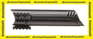 Pompe ATI pour fusil a pompes avec 2 rails picatinny lateraux , noir