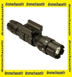 Lampe Tactical Nc Star, 250 lumens, avec montage picatinny, noir