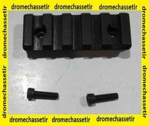 rail picatinny de crosse pour Bergara B14 BMP sur chassis pour monopod