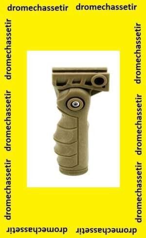 Poignée ergonomique pour rail picatinny de garde main a 5 positions , couleur TAN