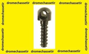 Vis de grenadiere pour crosse bois , 19mm, noir