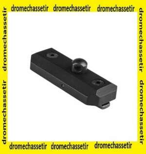 Adaptateur bipied a grenadiere pour rail M-LOK, Noir