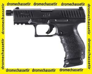 pistolet Semi automatique Walther PPQ M2, 4,6" fileté, cal 9x19 luger, Noir