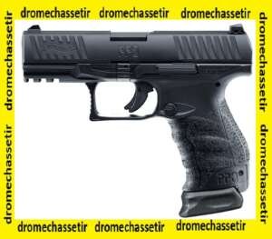 pistolet Semi automatique Walther PPQ M2, 4", cal 9x19, Noir