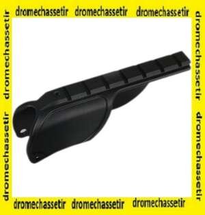montage weaver pour fusil a pompe mossberg 500 et maverick 88, noir