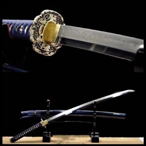 Katana de Maître en Acier L6 Trempé à l'Argile - Précision et Élégance Japonaise avec un des acier les plus tranchant